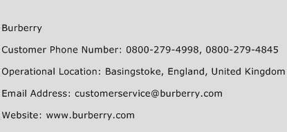 burberry customer care|burberry contact us.